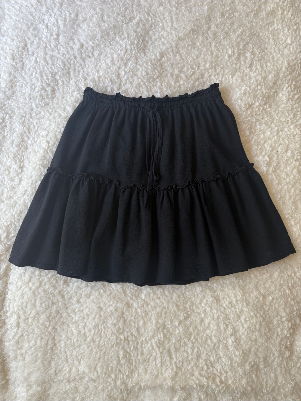 Women’s Black Tiered Skirt – Classic Everyday Style
